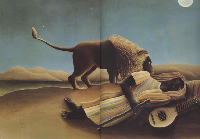 Henri Rousseau The Sleeping Gypsy China oil painting art